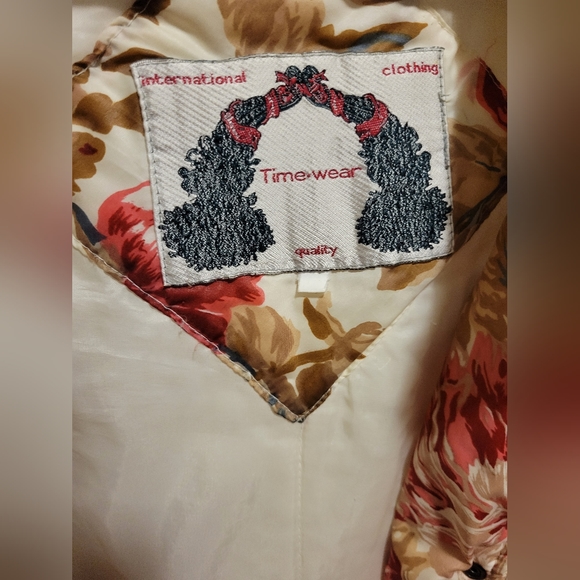 OVERSIZE VINTAGE FLORAL JACKET - Picture 4 of 4